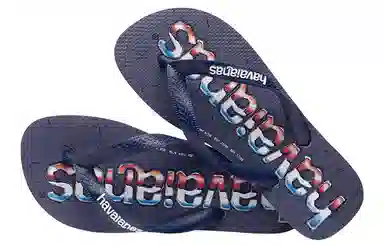 Havaianas Logomania Print Navy