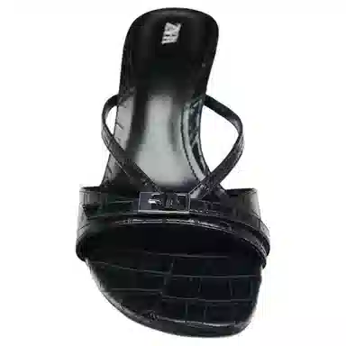 ZARA Classic Slide Sandals Black