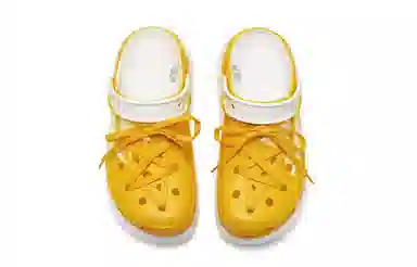 Crocs Classic Clog Orange Yellow White