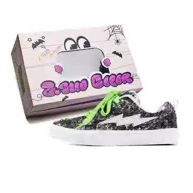 Z.SUO Black Low-Top Sneakers