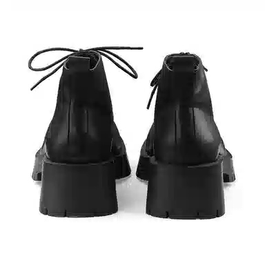 HANQIAORIJI Derby Boots Black