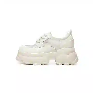 DAPHNE PU Classic Platform Sneakers 5cm