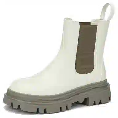 GEMEIQ PU Chelsea Boots 5cm