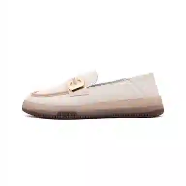 ZHR PU C Buckle Loafers