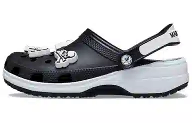 mastermind JAPAN x Crocs Classic Clog Black White
