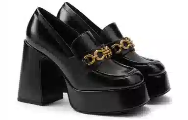 Charles & Keith Retro Block Heel Pumps