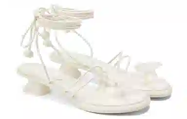 Charles & Keith PU Toe Loop Sandals