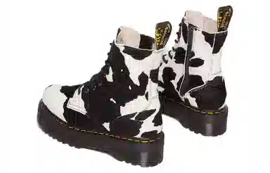 Dr.Martens Casual Short Boots Black White