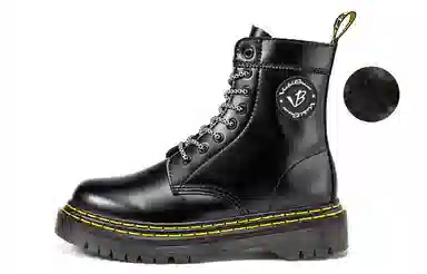 VICKI BROWN Martin Boots Black