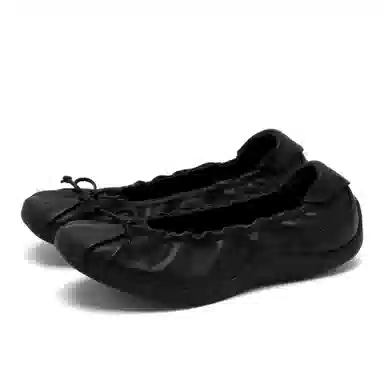 FOOT INDUSTRY Ballet Flats Black