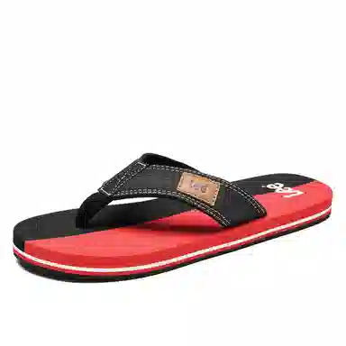 Lee Rubber Sole Flip Flops