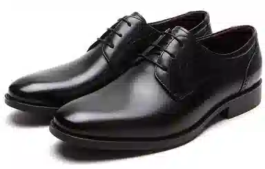 Satchi Black Leather Dress Shoes