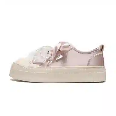 ZHR Crush Pearl Satin Ribbon Sneakers