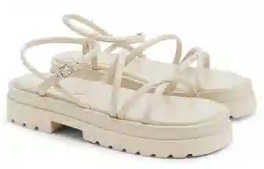 CHARLESKEITH ck EVAPU 4.1cm SilverBeigeBlack