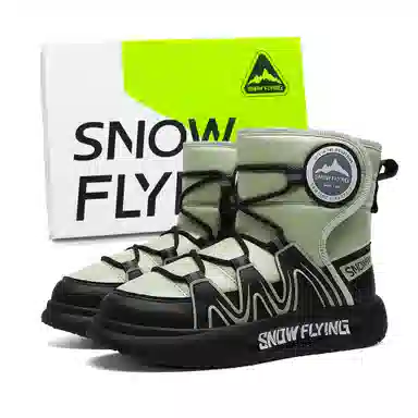 SNOW FLYING