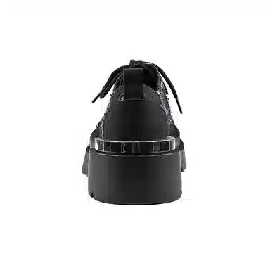 HANQIAORIJI Derby Shoes Black