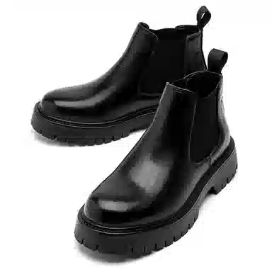 Pin Yi Chelsea Boots Black
