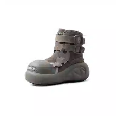 CHIKOKU Short Boots Charcoal Grey