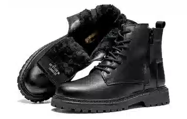 Leaveland Martin Boots Black