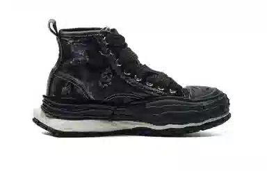 OGR High Top Canvas Sneakers Black