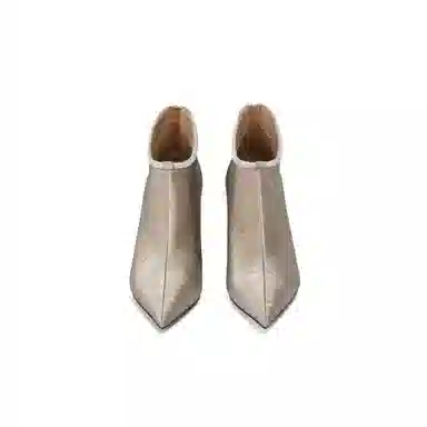 ELLE Elegant Rhinestone Ankle Boots 8.5cm