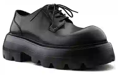 HANQIAORIJI Black Blood Series Platform Derby Shoes