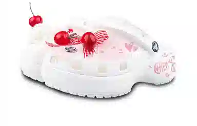 Crocs Classic Clog White Red