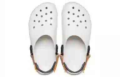Crocs Classic Clog White Orange