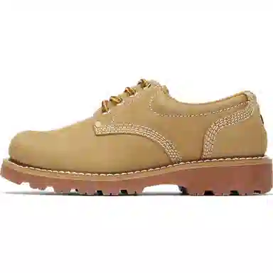 CAT Retro Leather Casual Shoes Yellow
