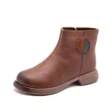 合成革 潮流舒适时尚 短靴 女款