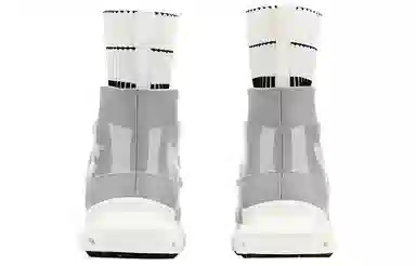 NORVINCY High-Top Sock Boots Light Grey