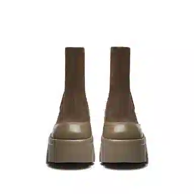 CHERYKALLY Retro Platform Ankle Boots 10cm