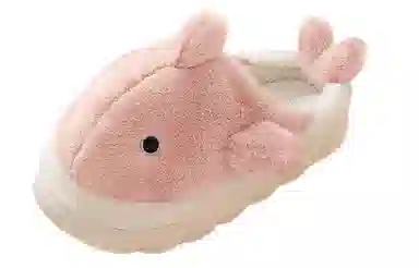 姝娈 厚底保暖 经典潮流 包头拖鞋 女款 粉色