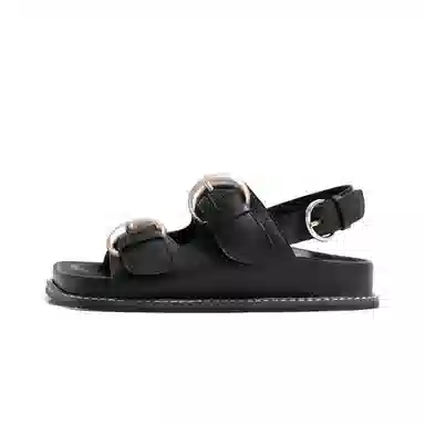Laomiao Roman Sandals Black