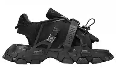 NORVINCY Magnetic Buckle Sandals Black