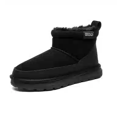 威世米邦 保暖防滑 厚底加绒一脚蹬 短筒 雪地靴 男款