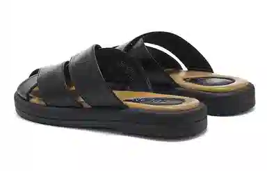 EBLAN Cross Strap Clog Black