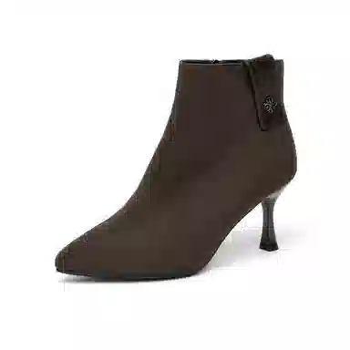 GEMEIQ Metal Heel Ankle Boots