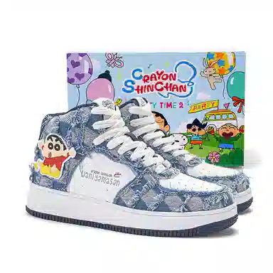 Crayon Shinchan High-Top Sneakers