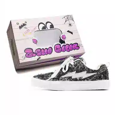 Z.SUO Black Low-Top Sneakers