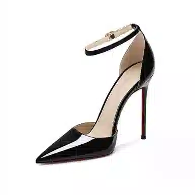 LUNNIFEIYA PU High Heel Black