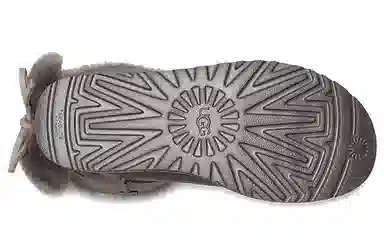 UGG Classic Double Bow Mini Charcoal