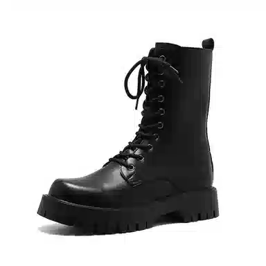 V ZERO FIVE Martin Boots Black