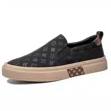 GZZ Canvas Low Black