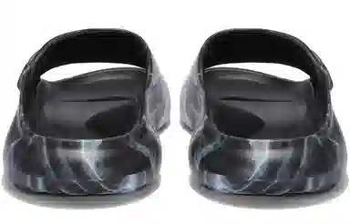 NORVINCY Slide Sandals Black White