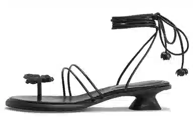 Charles & Keith PU Toe Loop Sandals