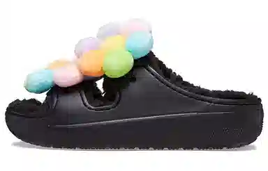 Crocs Classic Fuzzy Black