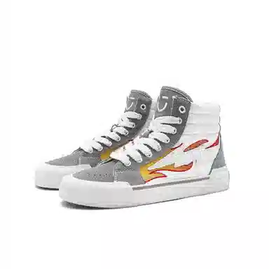 MINISO Flame High-Top Canvas Sneakers