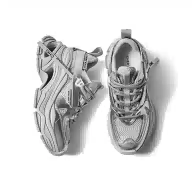 CHERYKALLY Breathable Platform Sneakers 7cm Beige