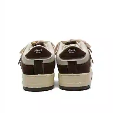 Mengsai Brown Low-top Sneakers